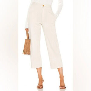 Revolve Vince Tapered Pant in Bone Size L NWT